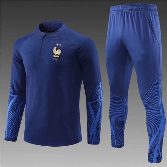 FRENCH BLUE TEAM Training Suit Kit 2023 2024