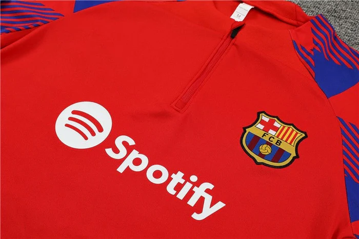 FC BARCELONA RED-BLUE Training Suit Kit 2023 2024