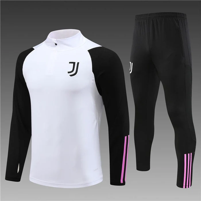 JUVENTUS BLANC-NOIR Training Suit Kit 2023 2024