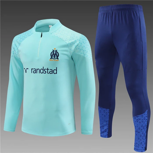 MARSEILLE OLYMPIC LIGHT BLUE Training Suit Kit 2023 2024