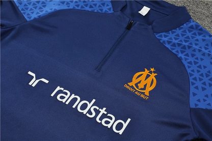 Tenue d'Entraînement MARSEILLE OLYMPIC BLEU FONCÉ 2023 2024