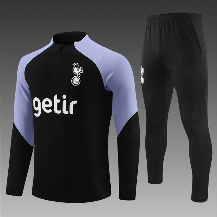 Kit de combinaison d'entraînement Tottenham Hotspur 2023-24 NOIR-VIOLET