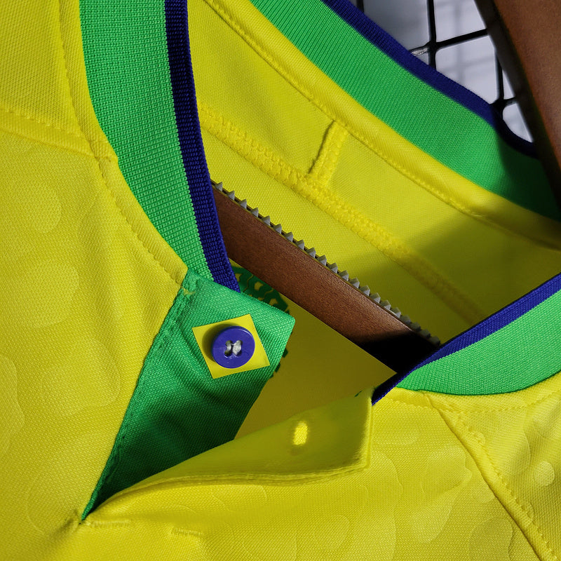 2022-23 Brazil Home National Team World Cup Size S-2XL