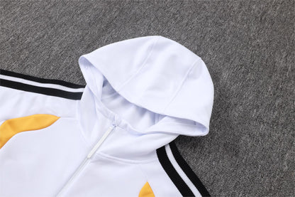 2026 Germany White Long Pull Training Suit Adults Or Children