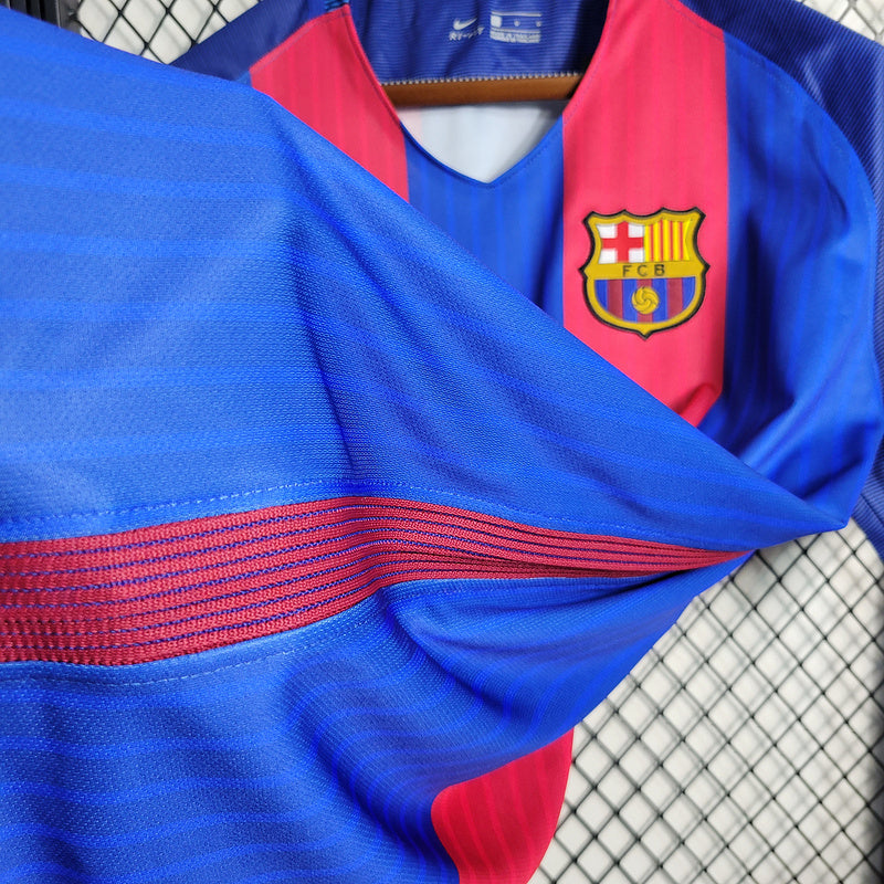 2016-17 Barcelona Home Retro S-XXL