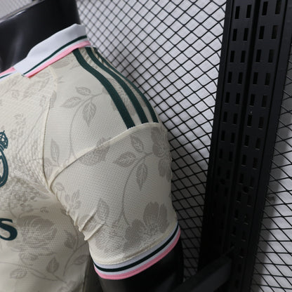 2026-27 Real Madrid Cream With Floral Pattern Special Player S-3XL