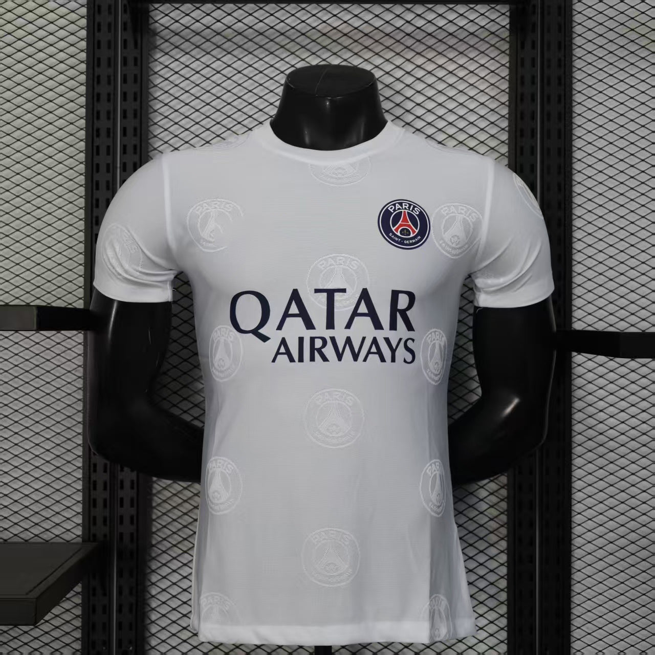 2025-26 Paris Team logo White Player S-2XL