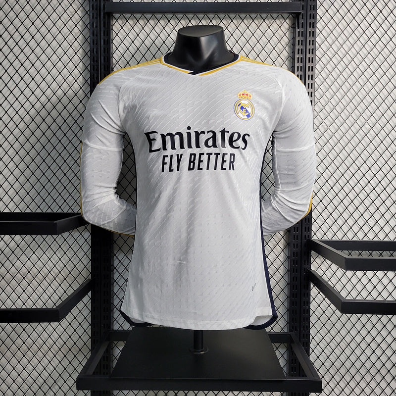 2023-24 Real Madrid Home Long Sleeve Player