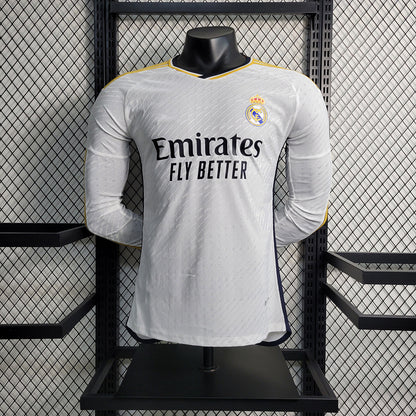 2023-24 Real Madrid Home Long Sleeve Player