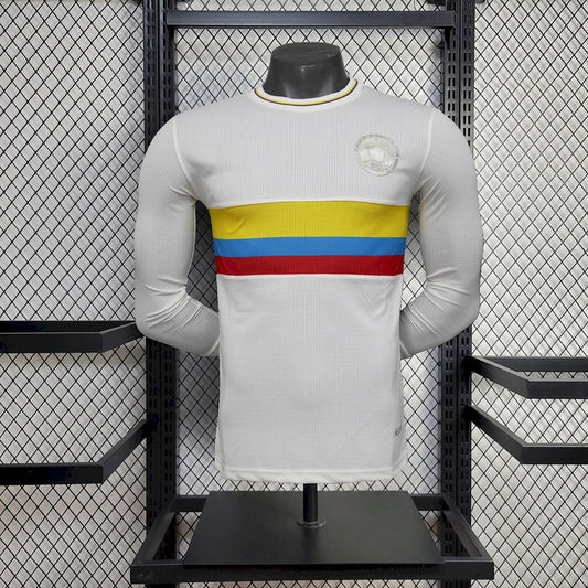 Camiseta especial del centenario de Colombia 2024-25, mangas largas, tallas S-2XL