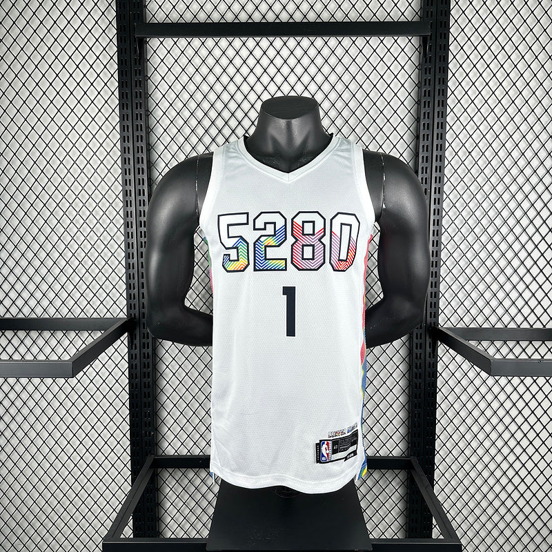 NBA 2024-25 Suns away purple No. 22 AYTON