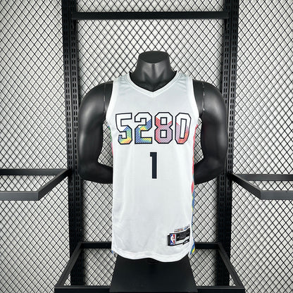 NBA 2024-25 Suns away purple No. 22 AYTON