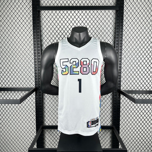 NBA 2024-25 Suns away purple No. 22 AYTON