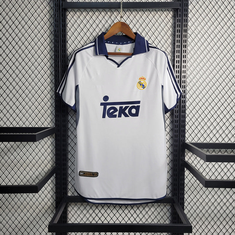 00-01 Real Madrid Home Retro S-XXL