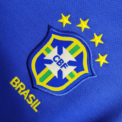 retro 2002 Brazil away blue