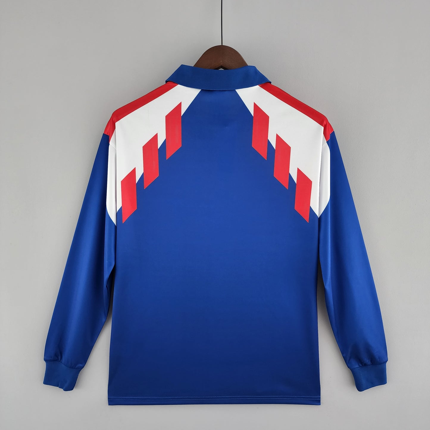 Retro Langarmshirt 88-90 Frankreich Heimtrikot S-XXL