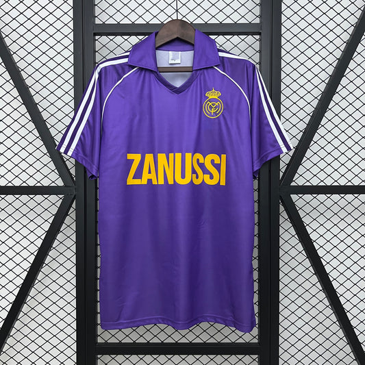 1984-85 Real Madrid Away Retro Size S-2XL