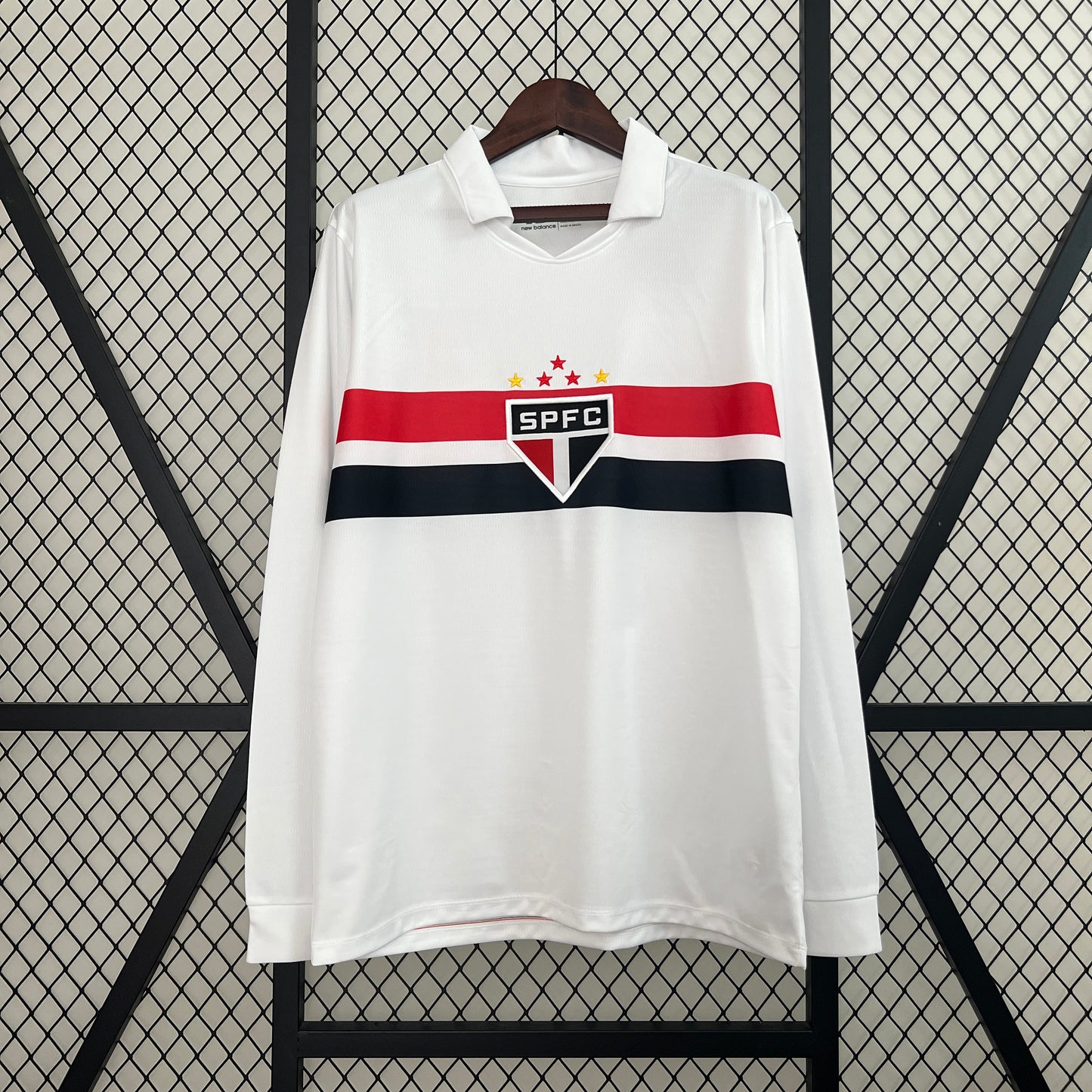 2024-25 Long Sleeve Sao Paulo Home S-2XL