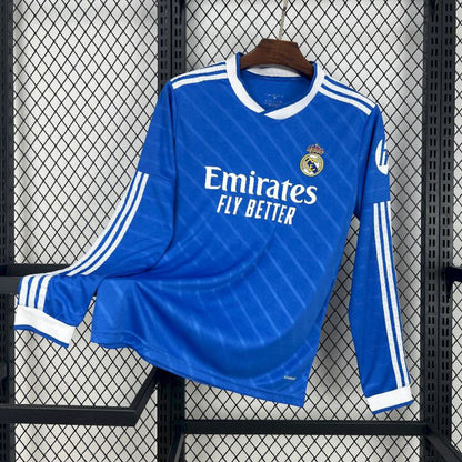 2025-26 Real Madrid Second Away Long Sleeve S-2XL