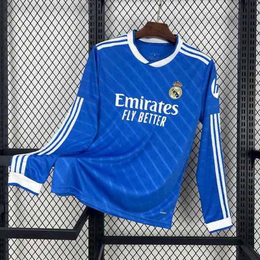 2025-26 Real Madrid Second Away Long Sleeve S-2XL