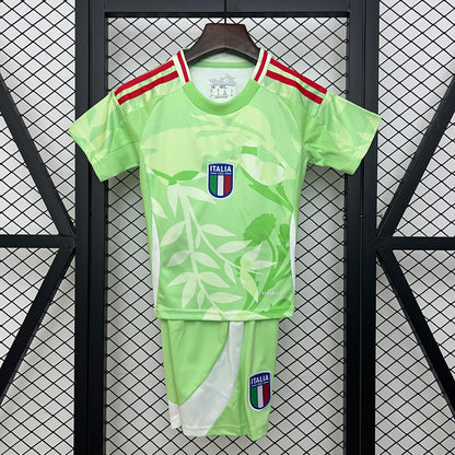 Camiseta de visitante de Italia para niños 2024, talla 16-28