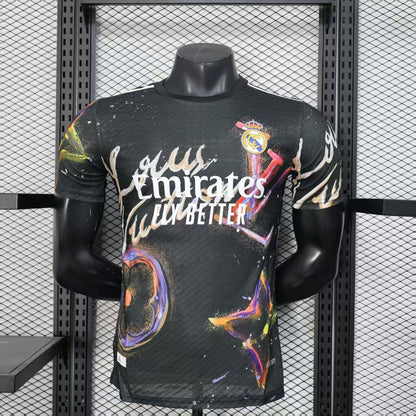 2025-26 Real Madrid L-V Black Player Size S-2XL