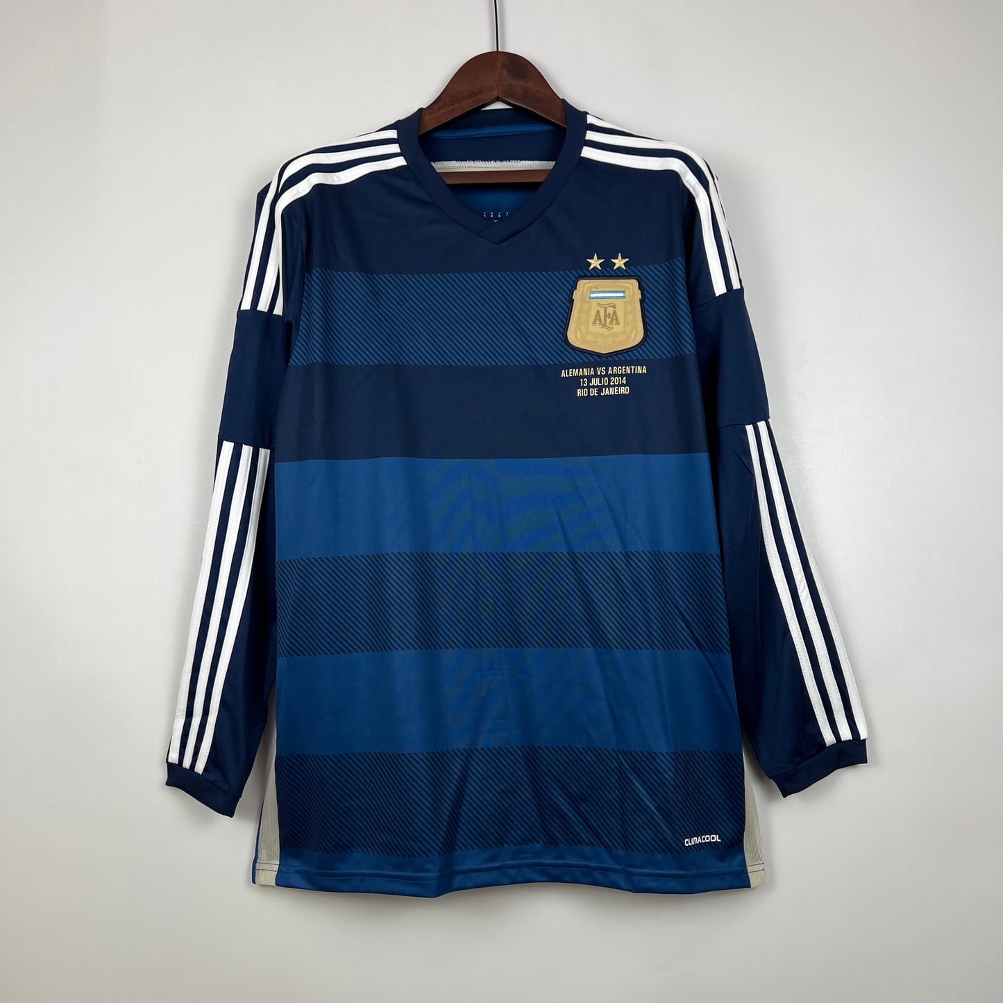 Retro Long Sleeve Argentina 2014 Away S-XXL