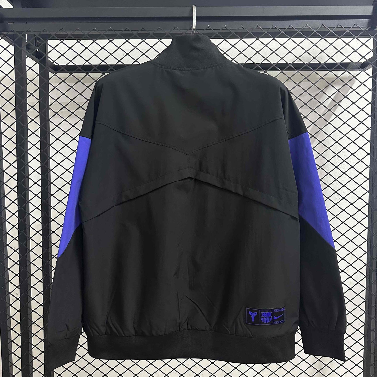 2025-26 Barcelona Co-branded Black and Purple Windbreaker S-2XL