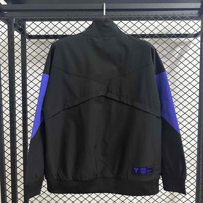 2025-26 Barcelona Co-branded Black and Purple Windbreaker S-2XL