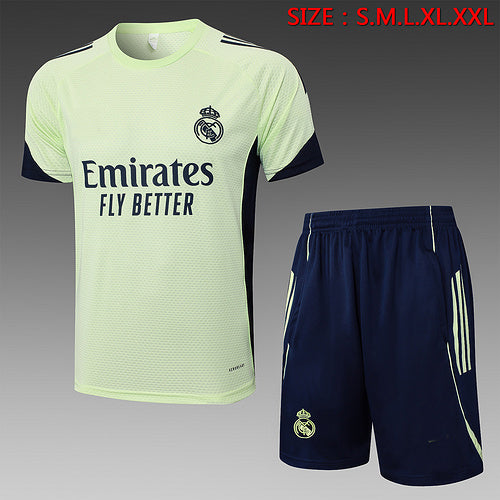 2025-26 Real Madrid Short-sleeved shorts training suit S-2XL