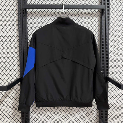 2025-26 Chelsea Black and Blue Waterproof Windbreaker S-2XL