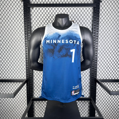 NBA 2024-25 Timberwolves City Edition No. 1 Anderson