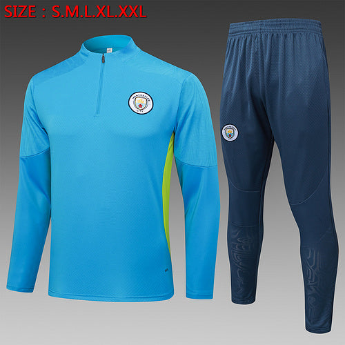 MANCHESTER CITY BLEU CLAIR Trainingsanzug-Set 2023 2024