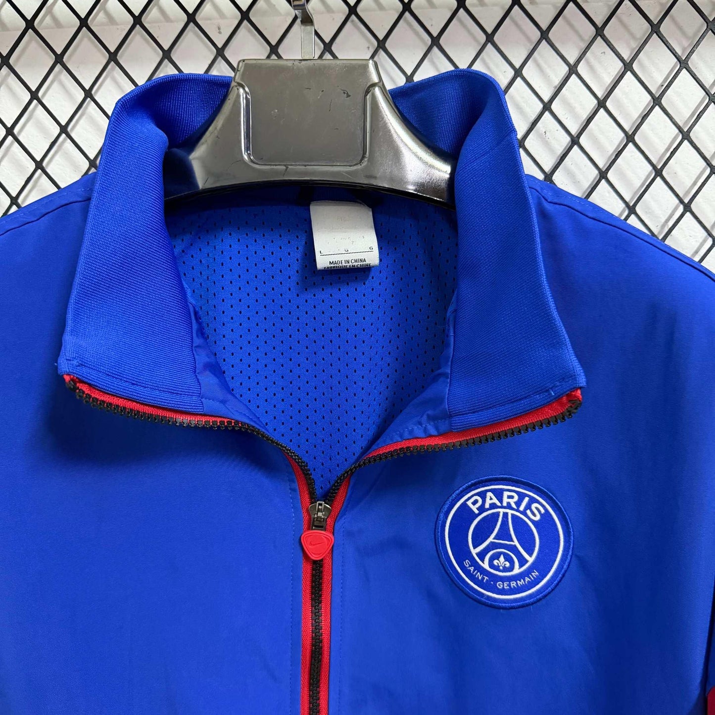 2025-26 Paris Colour Lan Red Waterproof Windbreaker S-2XL