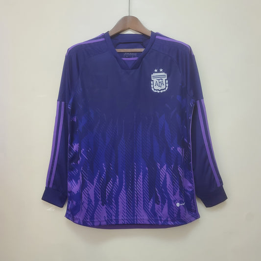 2022 Long Sleeve Argentina Away S-XXL