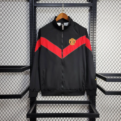 2025-26 Manchester United Black-Red 1878 Windbreaker S-2XL