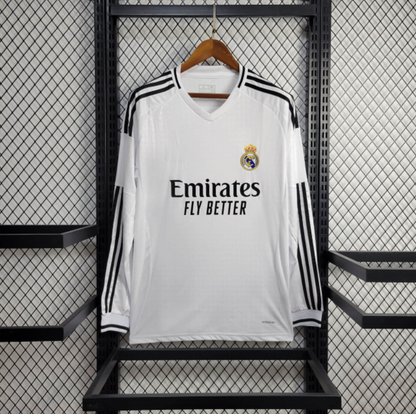 2024-25 Real Madrid Home Long Sleeve