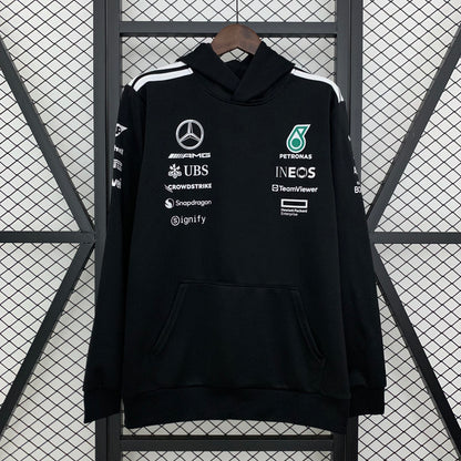 2025 F1 Formula One Racing Suit Hoodie Mercedes S-3XL