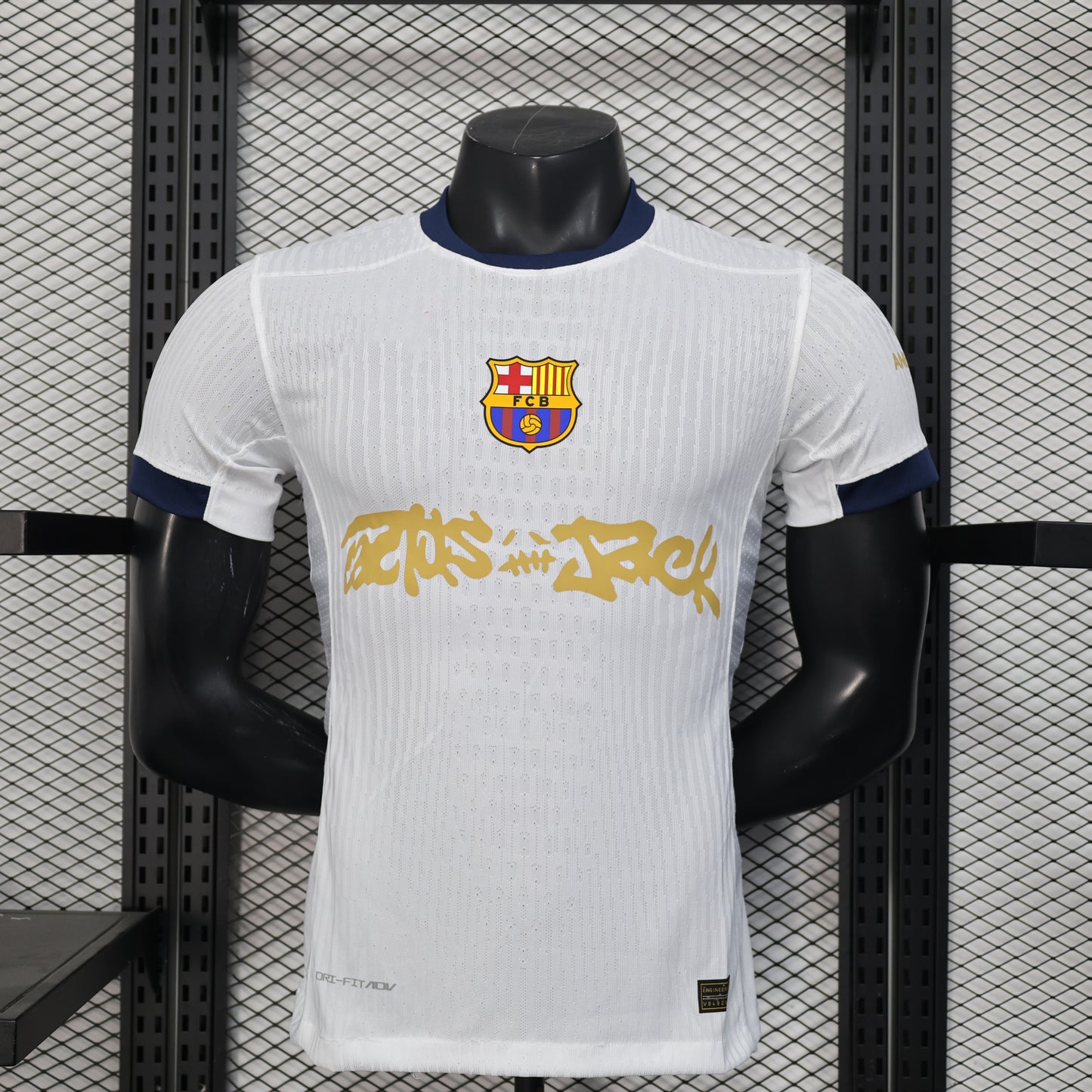 2025-26 Barcelona Travis Scott White Player S-4XL
