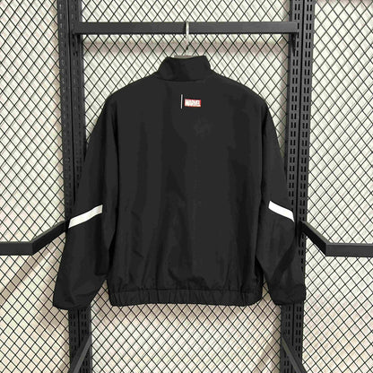 2025-26 Real Madrid x Marvel Pattern Waterproof Windbreaker S-2XL