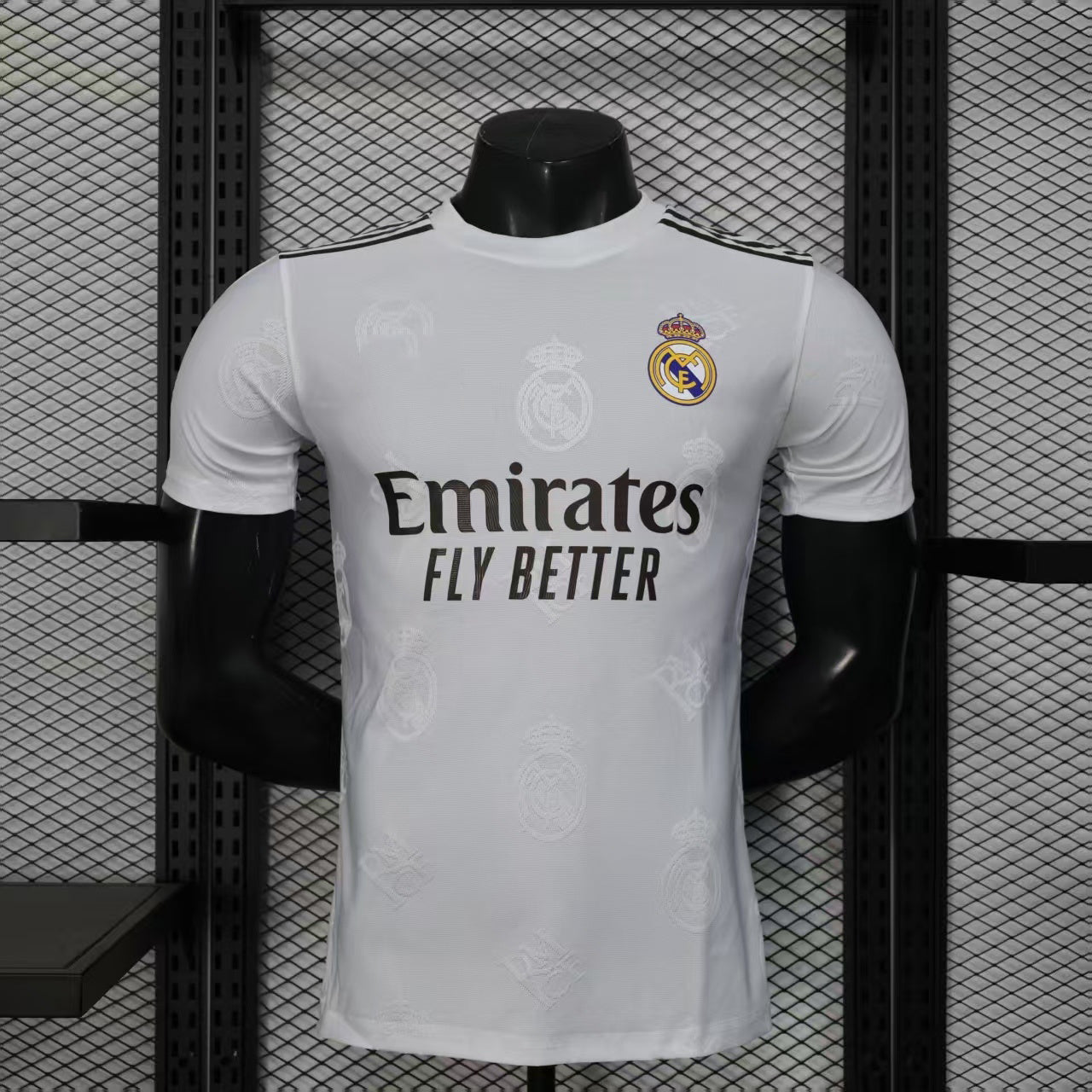 2025-26 Real Madrid Team logo White Player S-2XL