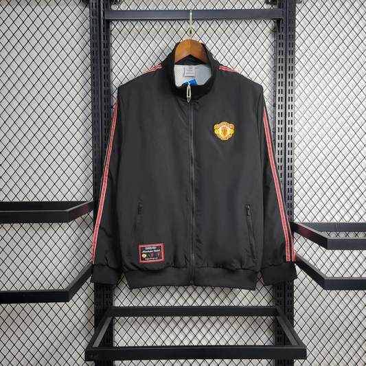 2025-26 Manchester United Black Windbreaker S-2XL