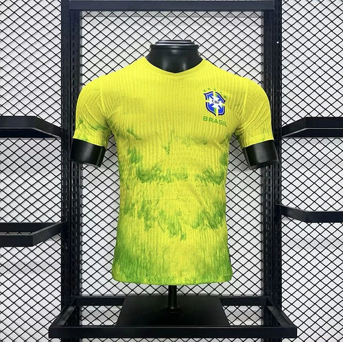 Edición especial de jugador amarillo de Brasil 2024-25 (talla S-2XL)