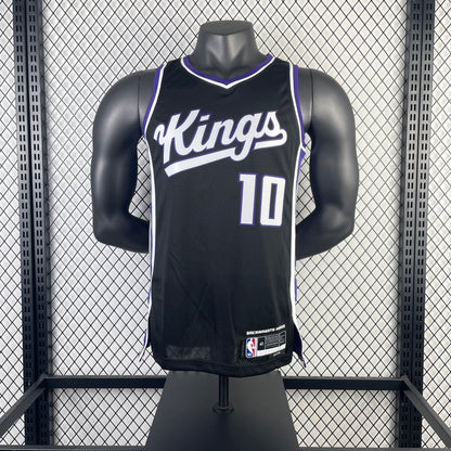 NBA 2024-25 Kings away black No. 10 SABONIS