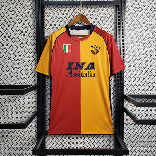 2001-02 Roma Home Retro S-XXL
