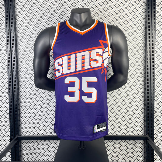 NBA 2024-25 Suns Away Purple No. 35 DURANT