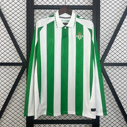 2024-25 Real Betis Home Long Sleeve S-XXL