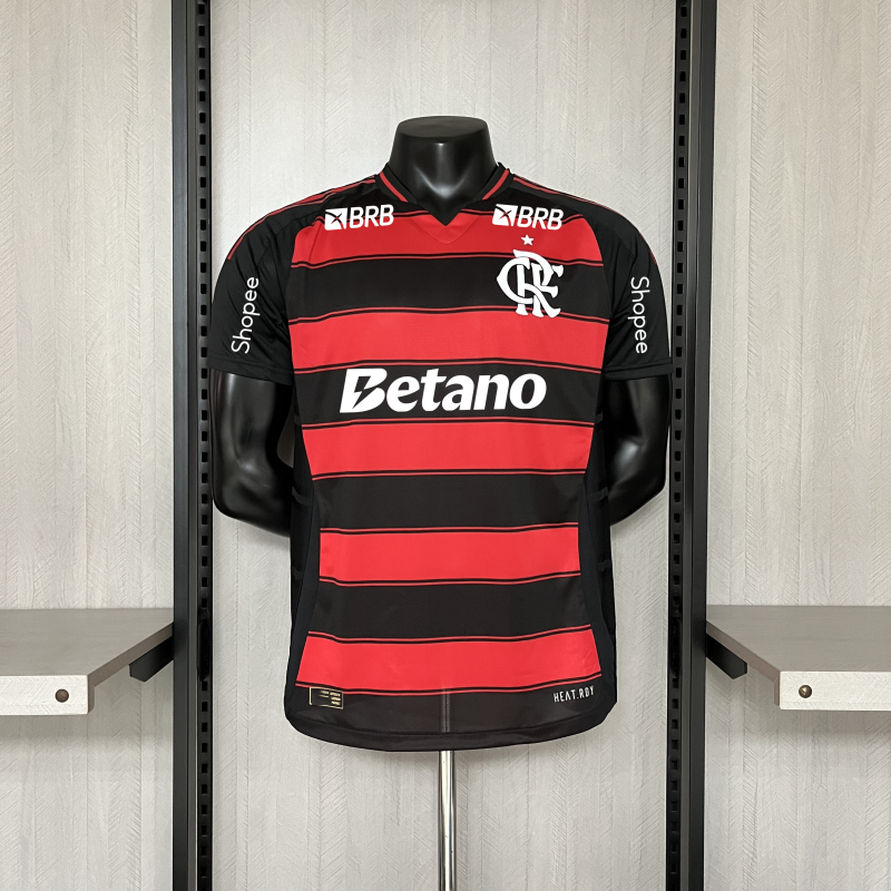 2025-26 Flamengo Home Player +All Sponsor S-4XL