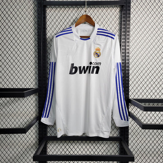 10-11 Real Madrid Home Retro Long Sleeve S-XXL