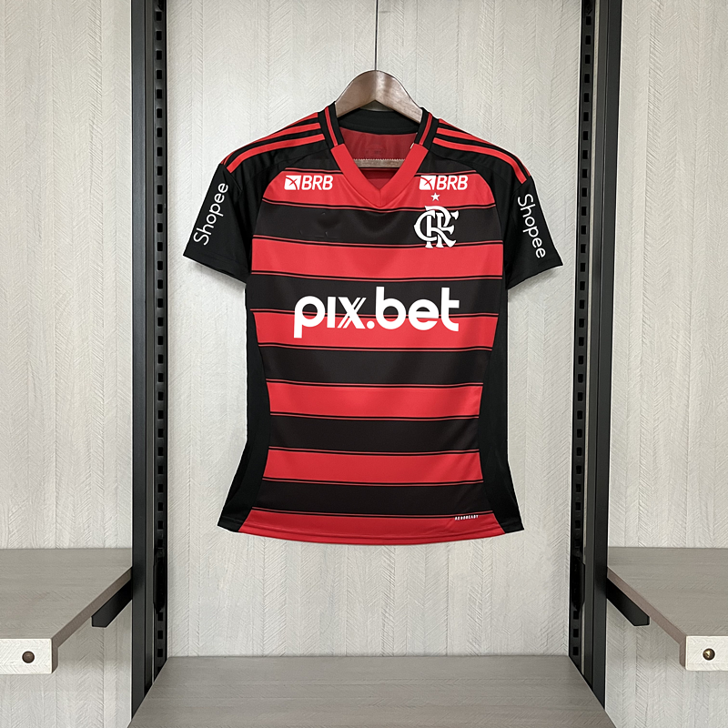 2025-26 Flamengo Home Women +All Sponsors S-2XL